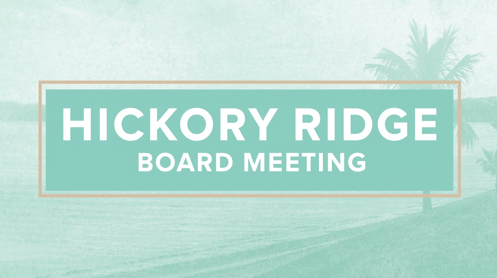 Hickory Ridge Homeowners Association- Cocoa, Florida