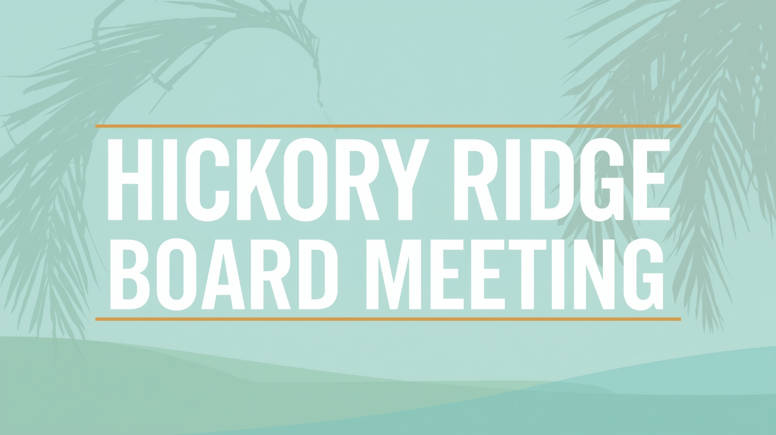 Hickory Ridge Homeowners Association- Cocoa, Florida