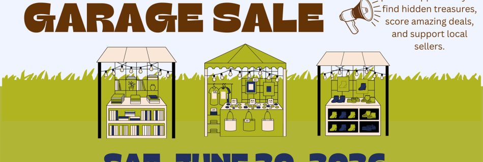 Neighborhood Garage Sale- June 20, 2026